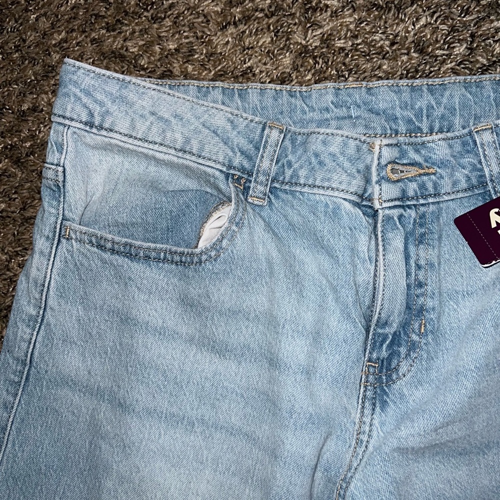 Weekday Light Blue Straight-Leg Women's Jeans - Picture 2 of 8
